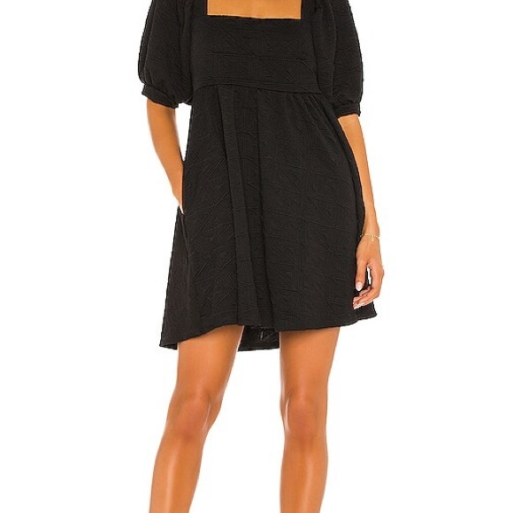Free People Black "Violet" Mini Dress XL - Picture 1 of 6